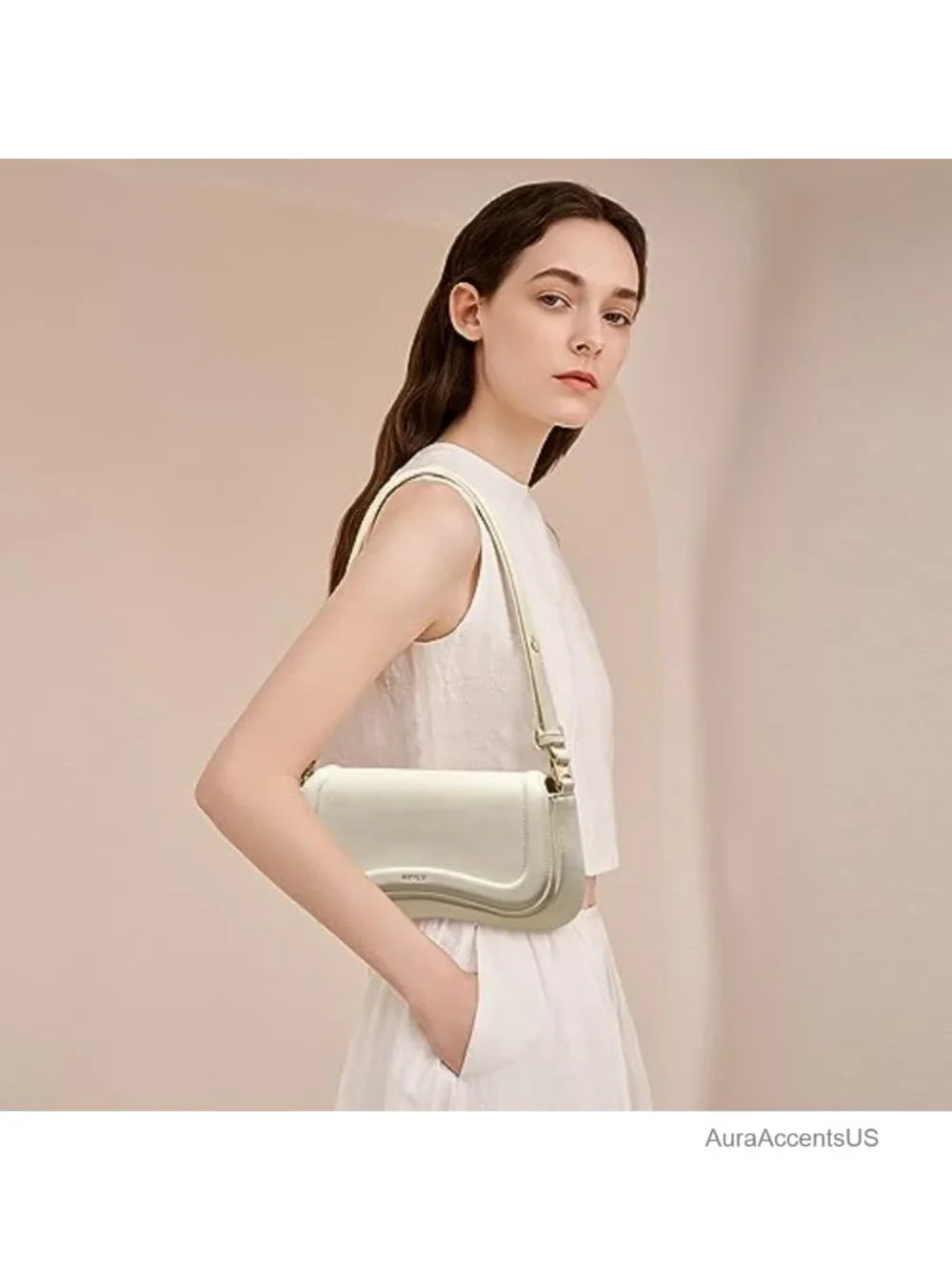Waterproof Leather Hobo Crossbody Purse Shoulder Bag Clutch Tote